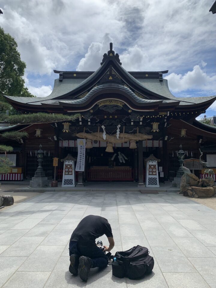 櫛田神社の撮影