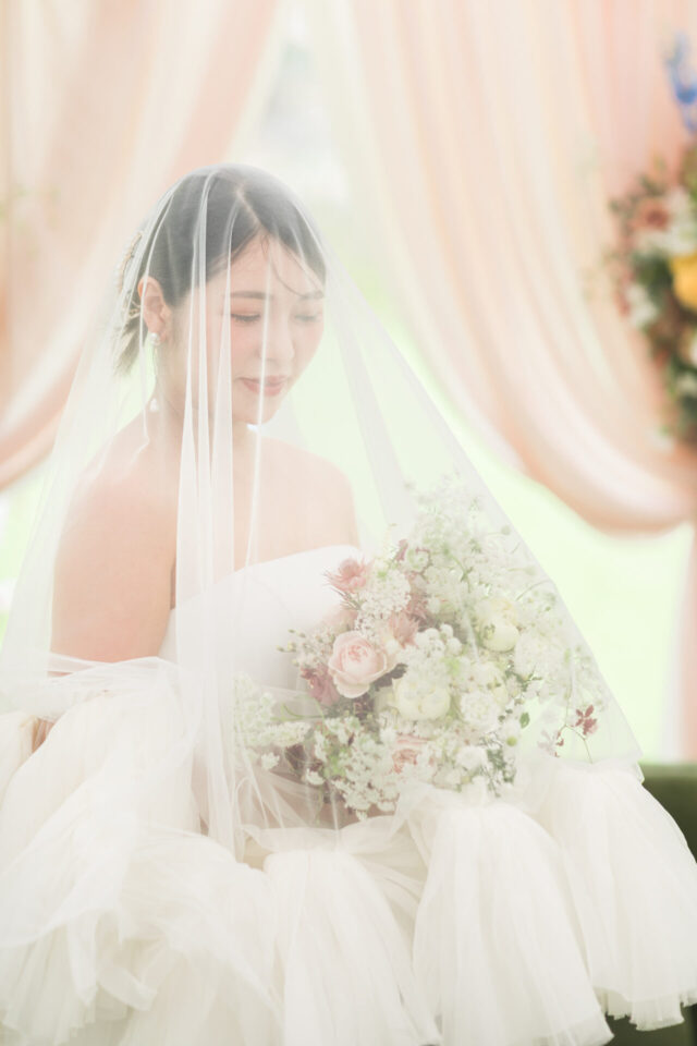 ウェディングドレス パーティー ウェディング 結婚式 ベール ブーケ