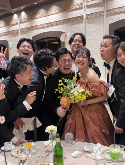 自分が結婚式のお客様に、、、、