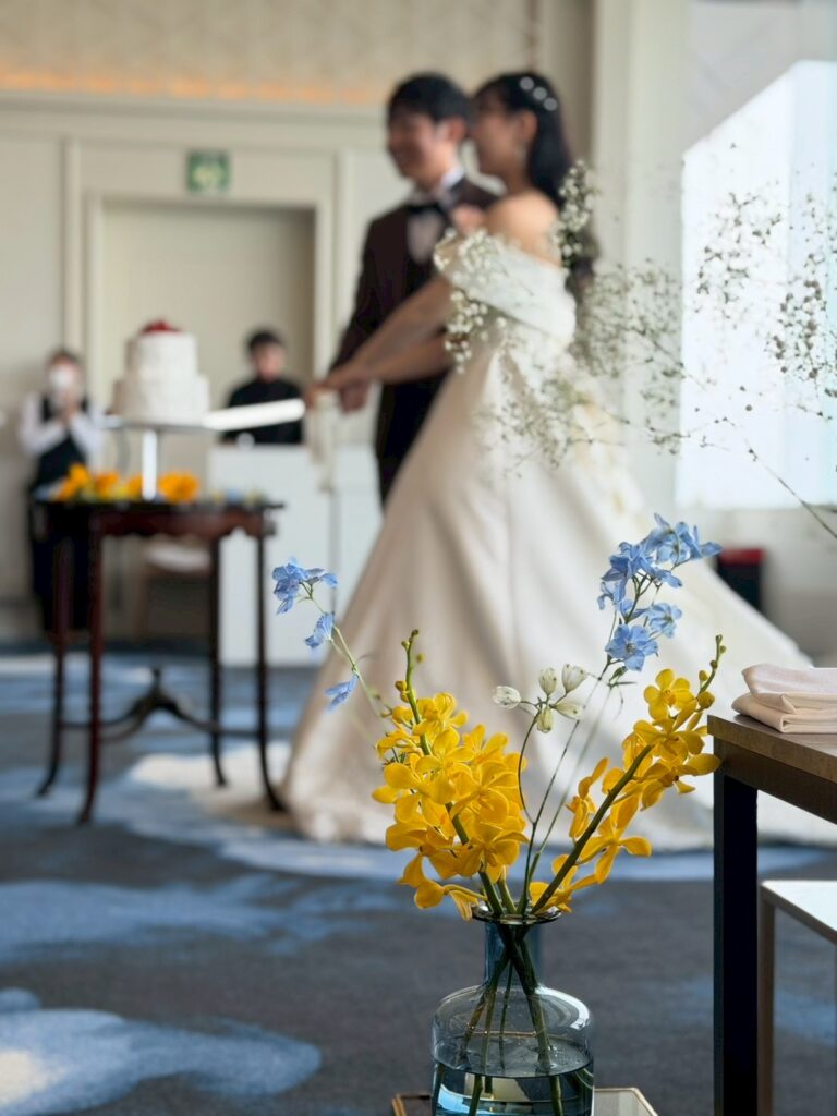 友人の担当として結婚式に参列しました！